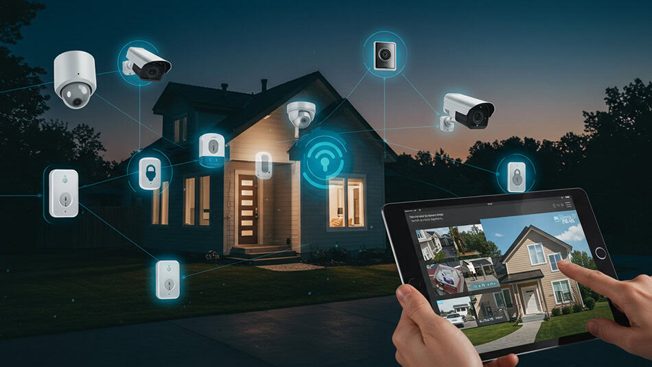 Smart security cameras